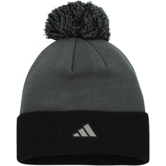 Vegas Golden Knights adidas Women's Laurel Cuffed Knit Hat with Pom - Gray - NHL 200012419