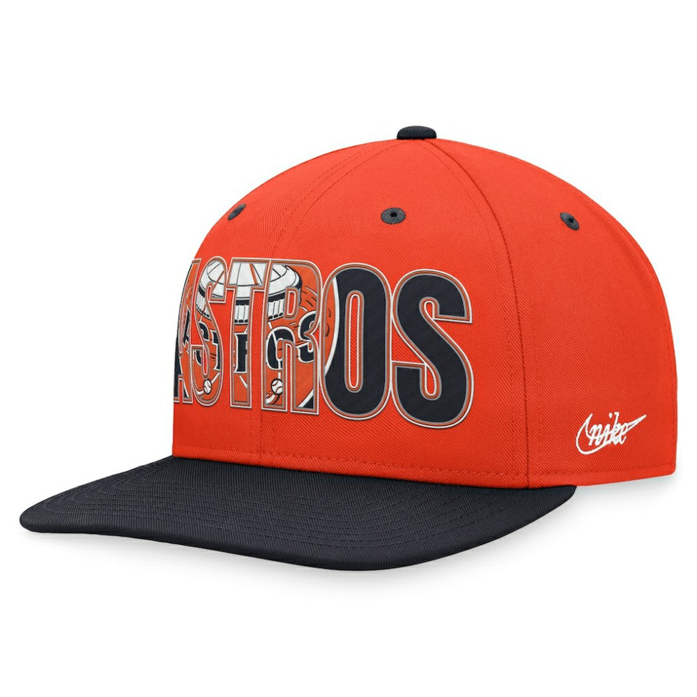 Houston Astros Nike Cooperstown Collection Pro Snapback Hat - Orange - Nike Sale