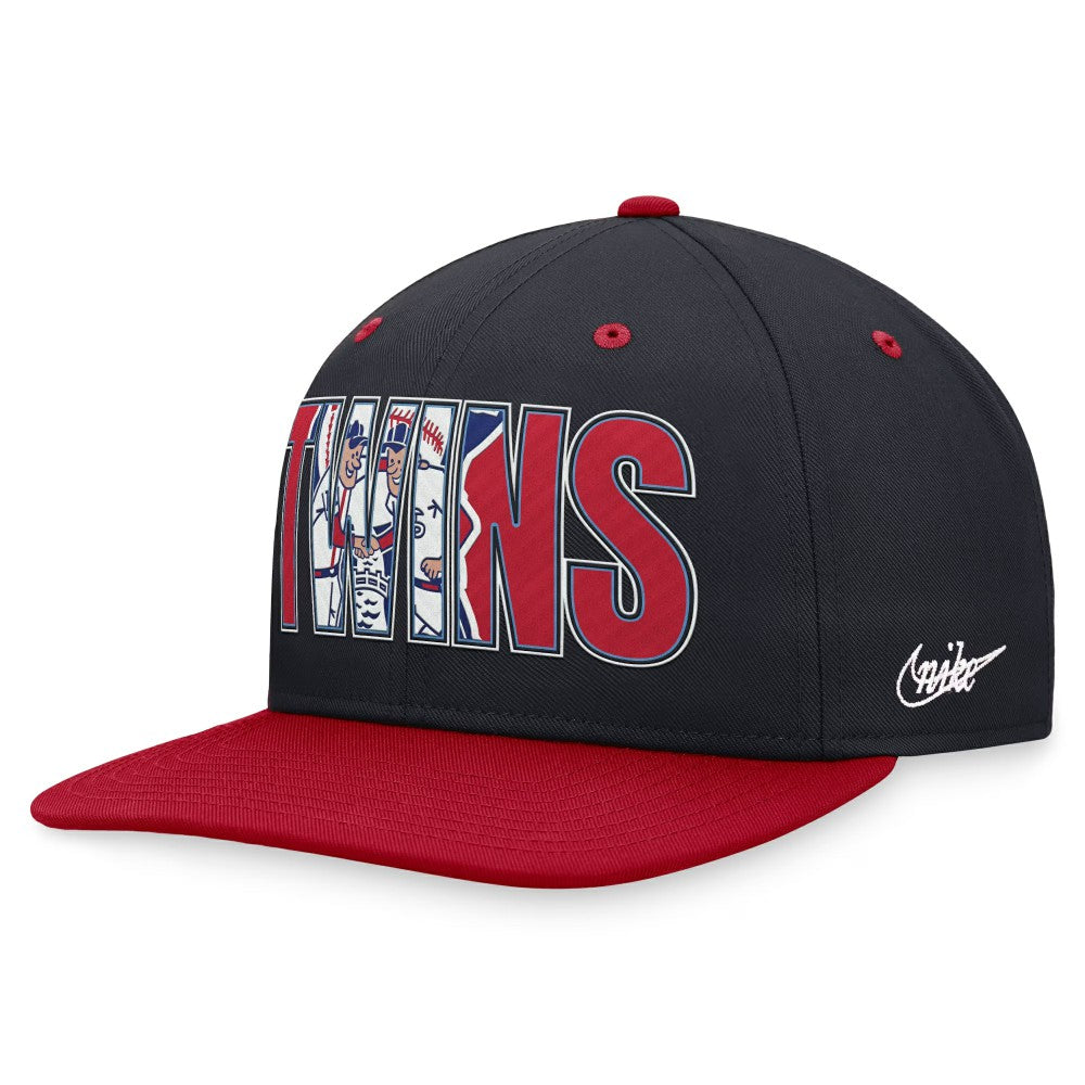 Minnesota Twins Nike Cooperstown Collection Pro Snapback Hat - Navy - Nike Online