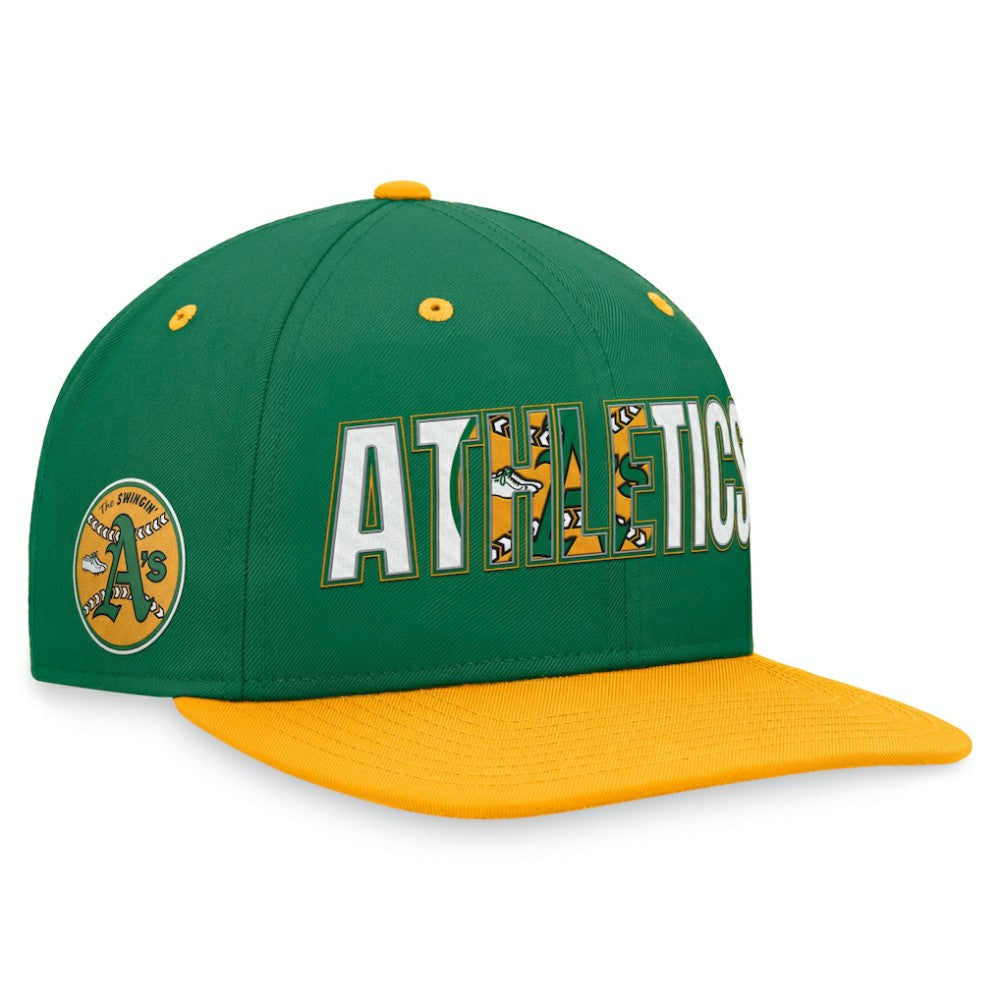 Athletics Nike Cooperstown Collection Pro Snapback Hat - Green - Nike on Sale