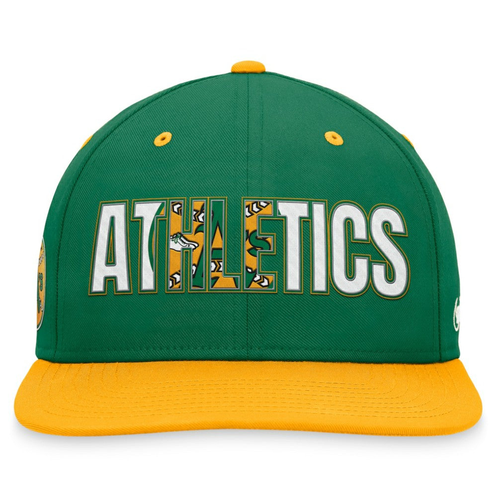 Athletics Nike Cooperstown Collection Pro Snapback Hat - Green - Nike on Sale