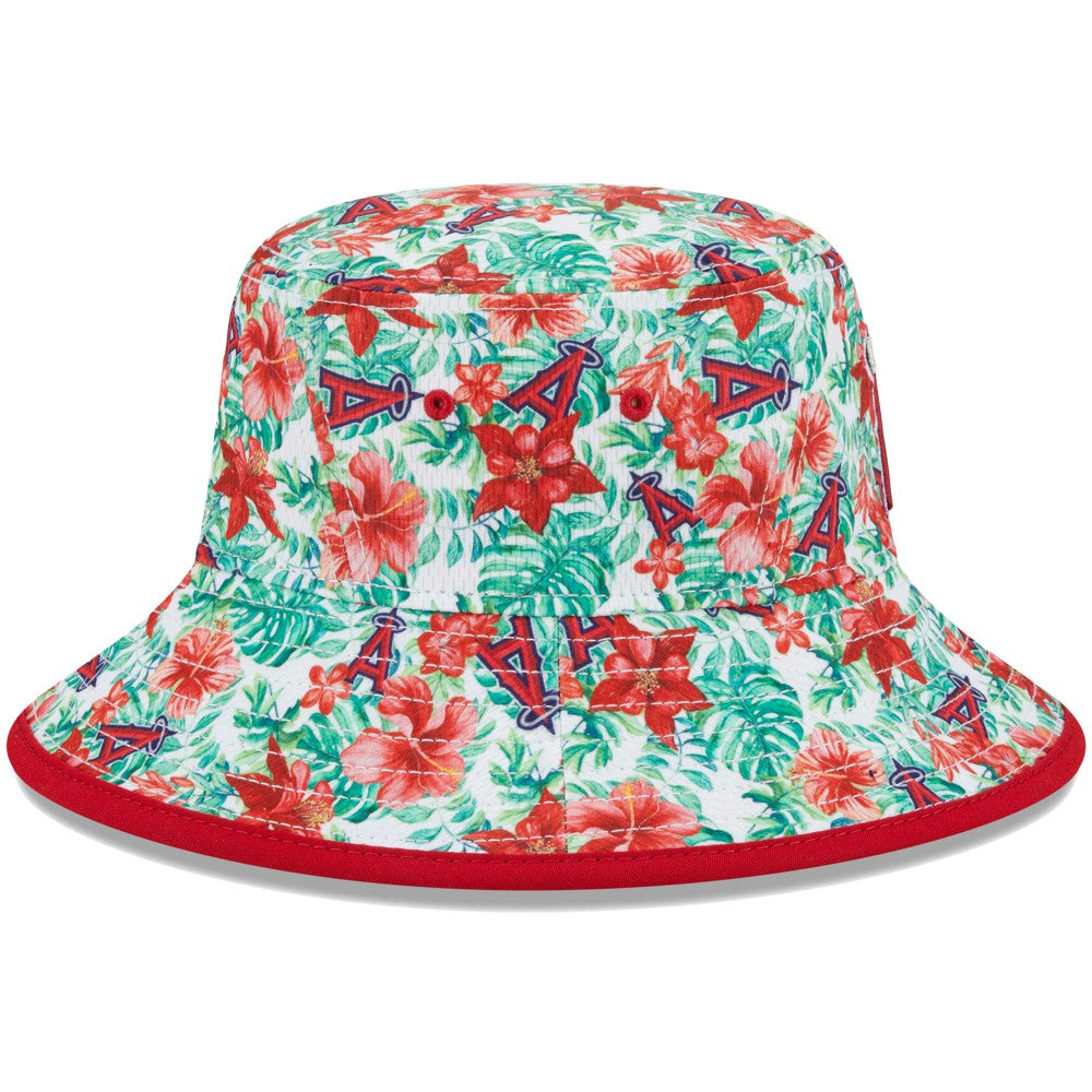 Los Angeles Angels New Era Tropic Floral Bucket Hat - New Era Discount