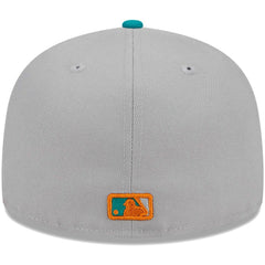 Chicago Cubs New Era  59FIFTY Fitted Hat - Gray/Teal - New Era Online