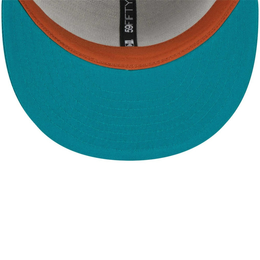 Chicago Cubs New Era  59FIFTY Fitted Hat - Gray/Teal - New Era Online