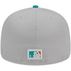 Cincinnati Reds New Era  59FIFTY Fitted Hat - Gray/Teal - New Era on Sale