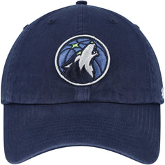 Minnesota Timberwolves '47 Core Logo Clean Up Adjustable Hat Navy | 47 brand Near Me