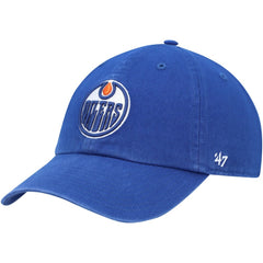 Edmonton Oilers '47 Clean Up Adjustable Hat - Royal - NHL 200013276