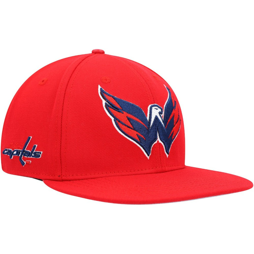 Washington Capitals Pro Standard Core Classic Logo Snapback Hat - Red - NHL 200013396
