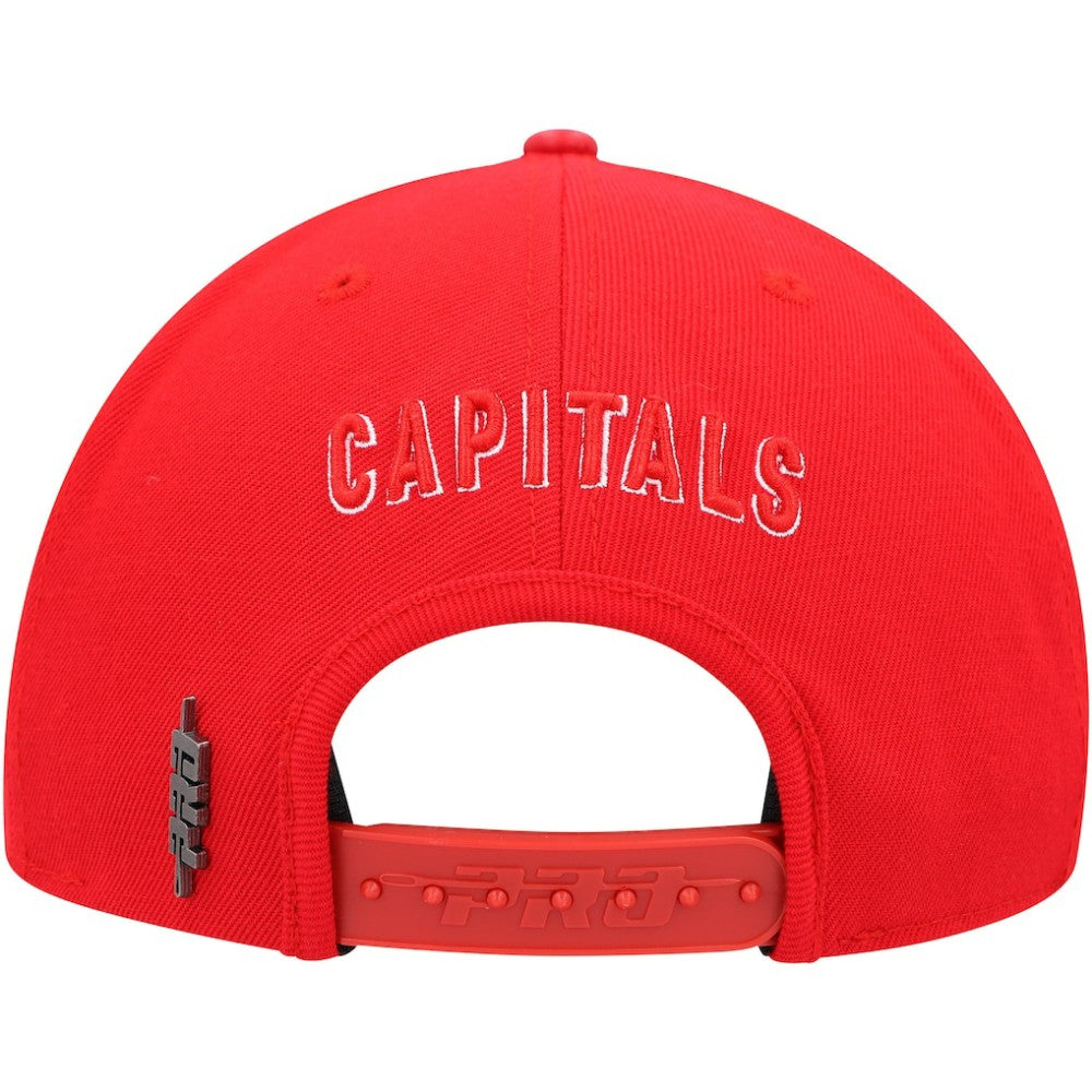 Washington Capitals Pro Standard Core Classic Logo Snapback Hat - Red - NHL 200013396