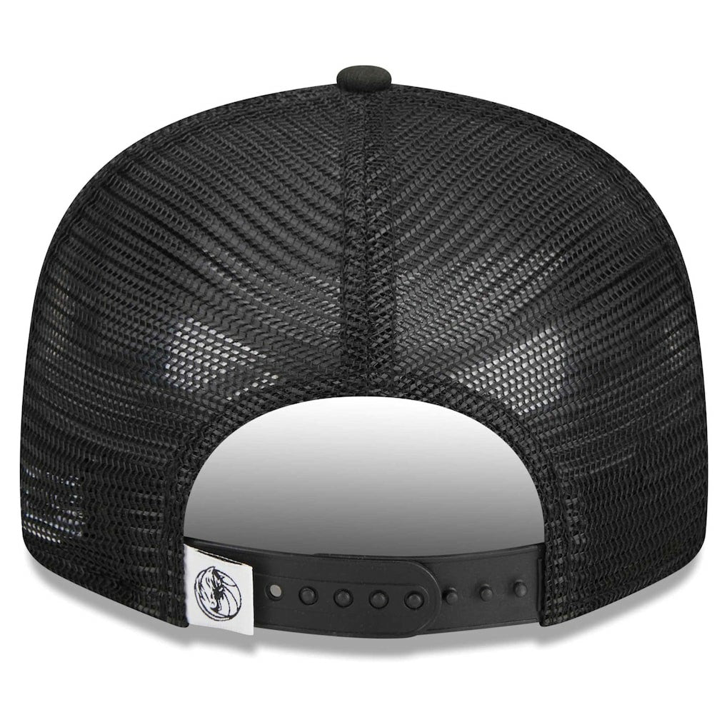 Dallas Mavericks 9FIFTY Snapback Trucker Hat for sale Black | New Era