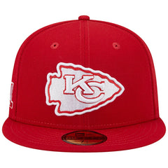 Kansas City Chiefs New Era Super Bowl LIV Main Patch 59FIFTY Fitted Hat Scarlet