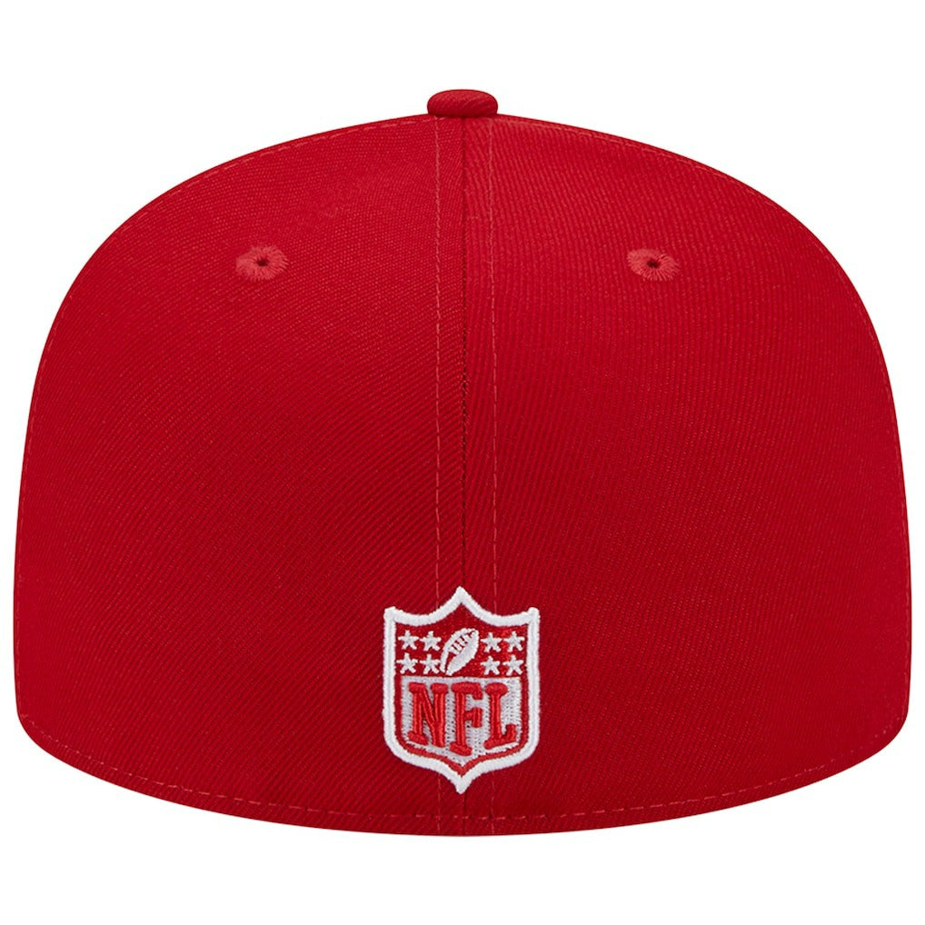 Los Angeles Chargers New Era Super Bowl XXIX Main Patch 59FIFTY Fitted Hat Scarlet