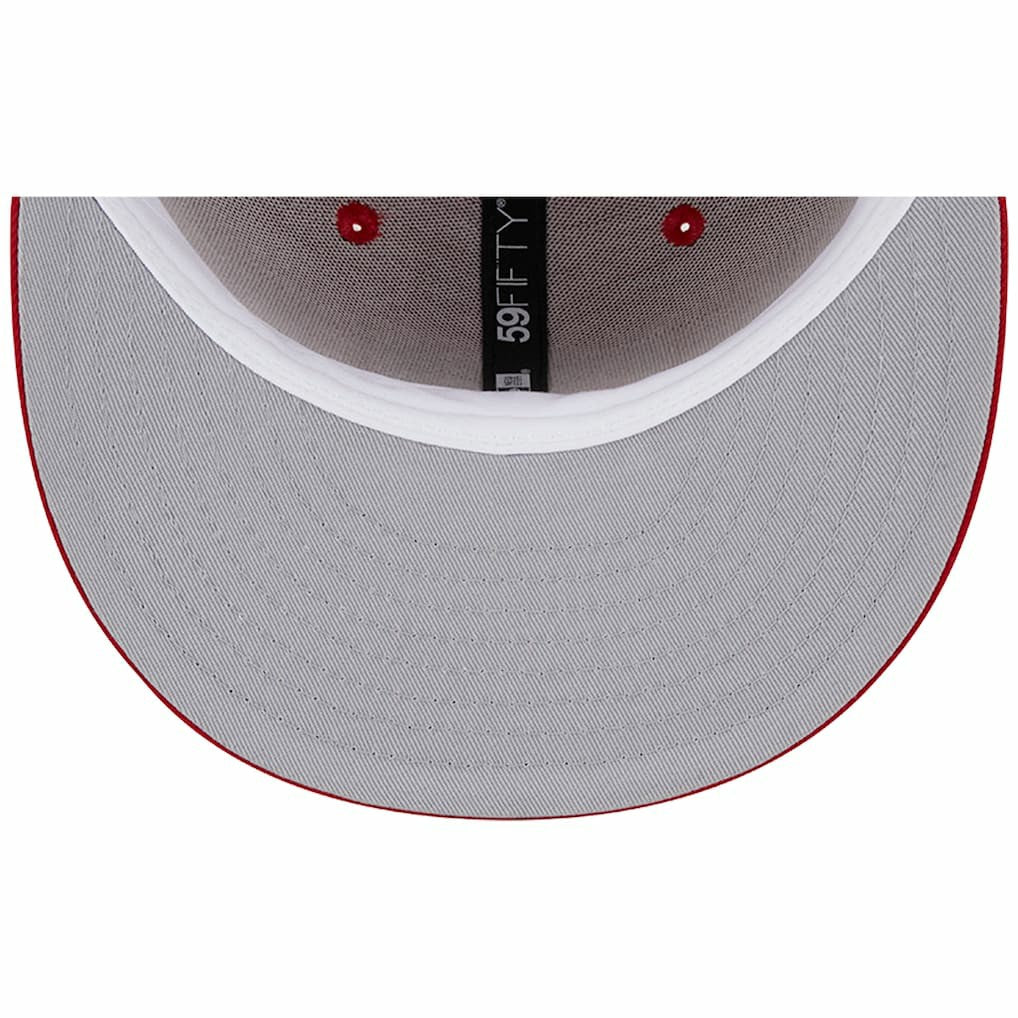Los Angeles Chargers New Era Super Bowl XXIX Main Patch 59FIFTY Fitted Hat Scarlet