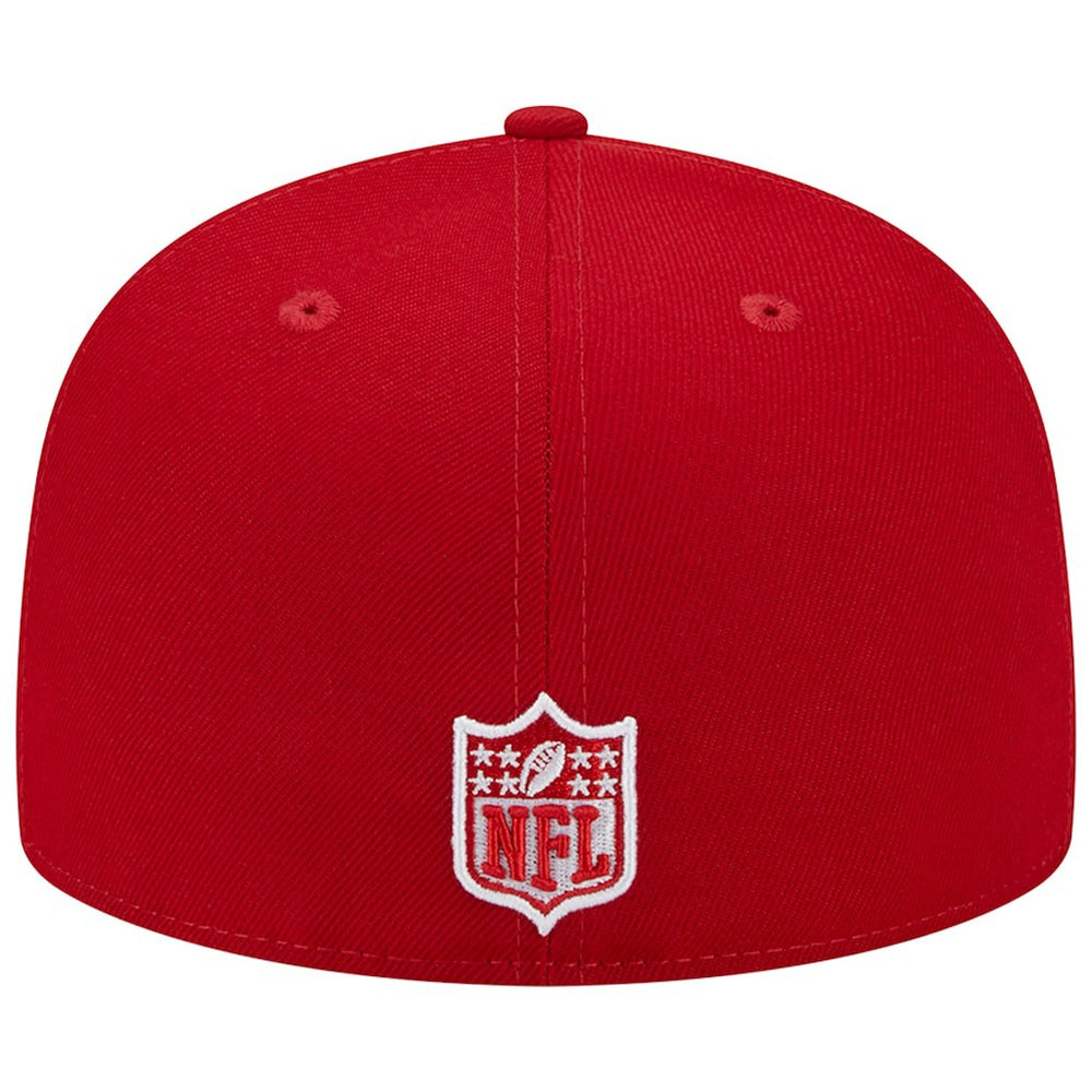 Los Angeles Rams New Era 1990 Hawaii Pro Bowl Main Patch 59FIFTY Fitted Hat Scarlet