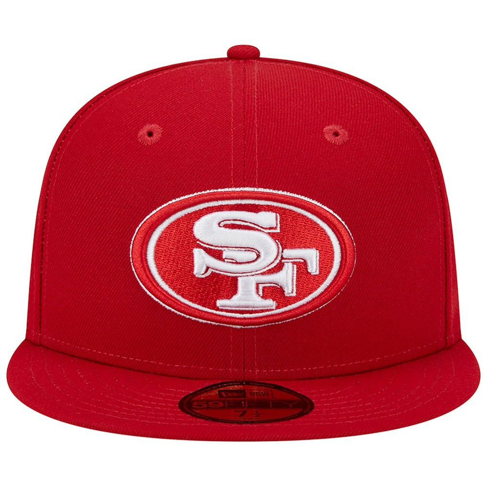 San Francisco 49ers New Era Super Bowl XXIX Main Patch 59FIFTY Fitted Hat Scarlet
