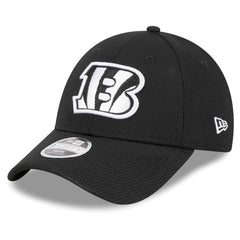Cincinnati Bengals New Era Youth Main B-Dub 9FORTY Adjustable Hat Black