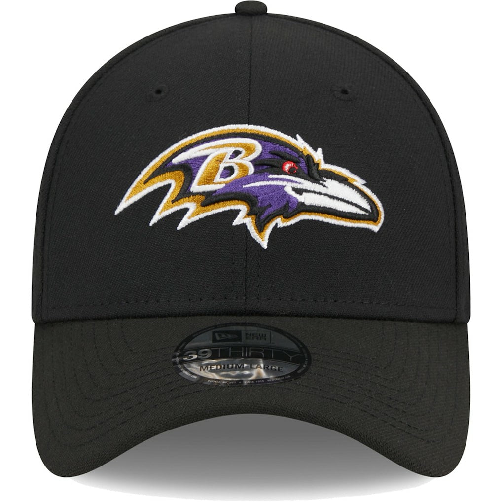 Baltimore Ravens New Era Main 39THIRTY Flex Hat Black
