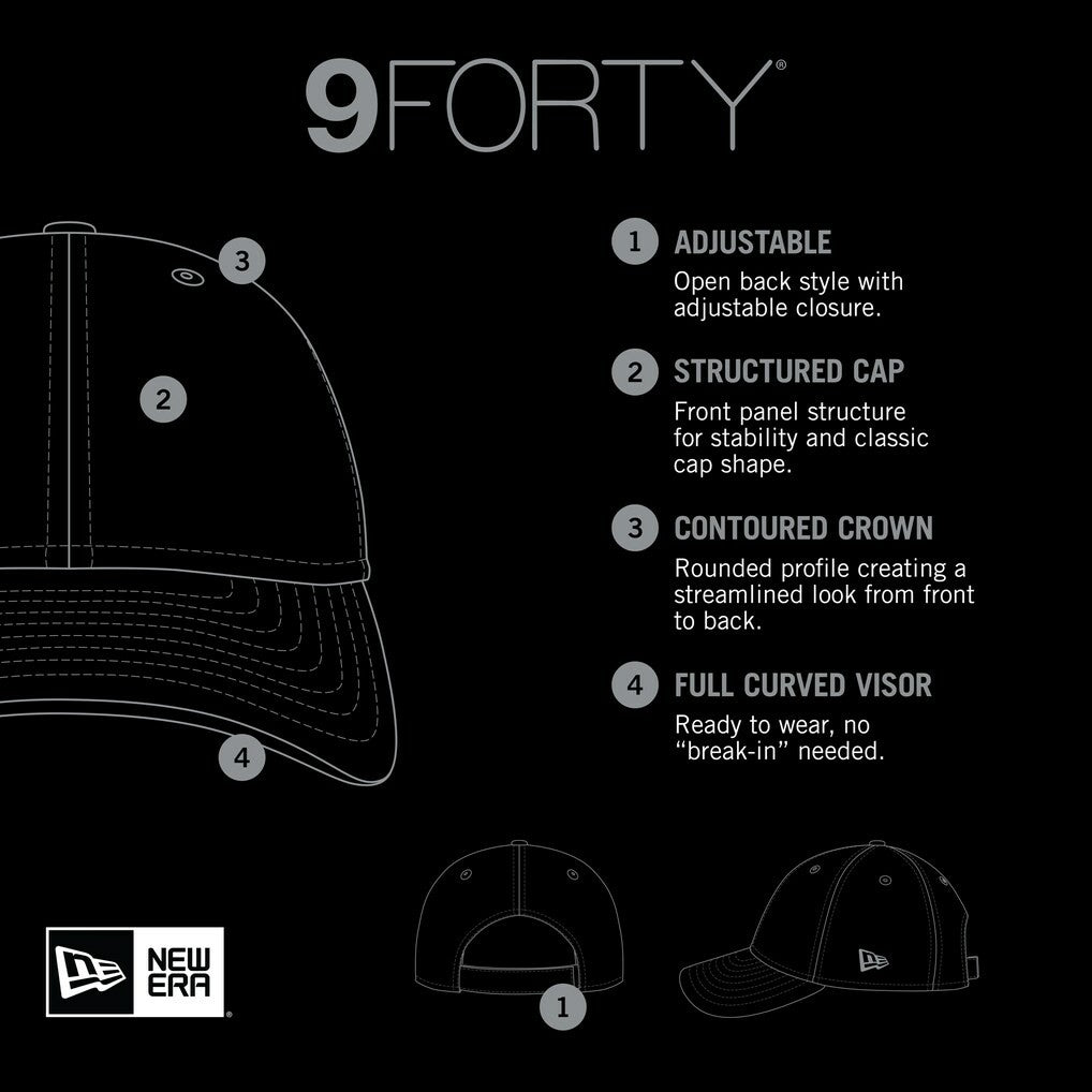 Jacksonville Jaguars New Era Main B-Dub 9FORTY Adjustable Hat Black