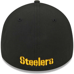 Pittsburgh Steelers New Era Main 39THIRTY Flex Hat Black
