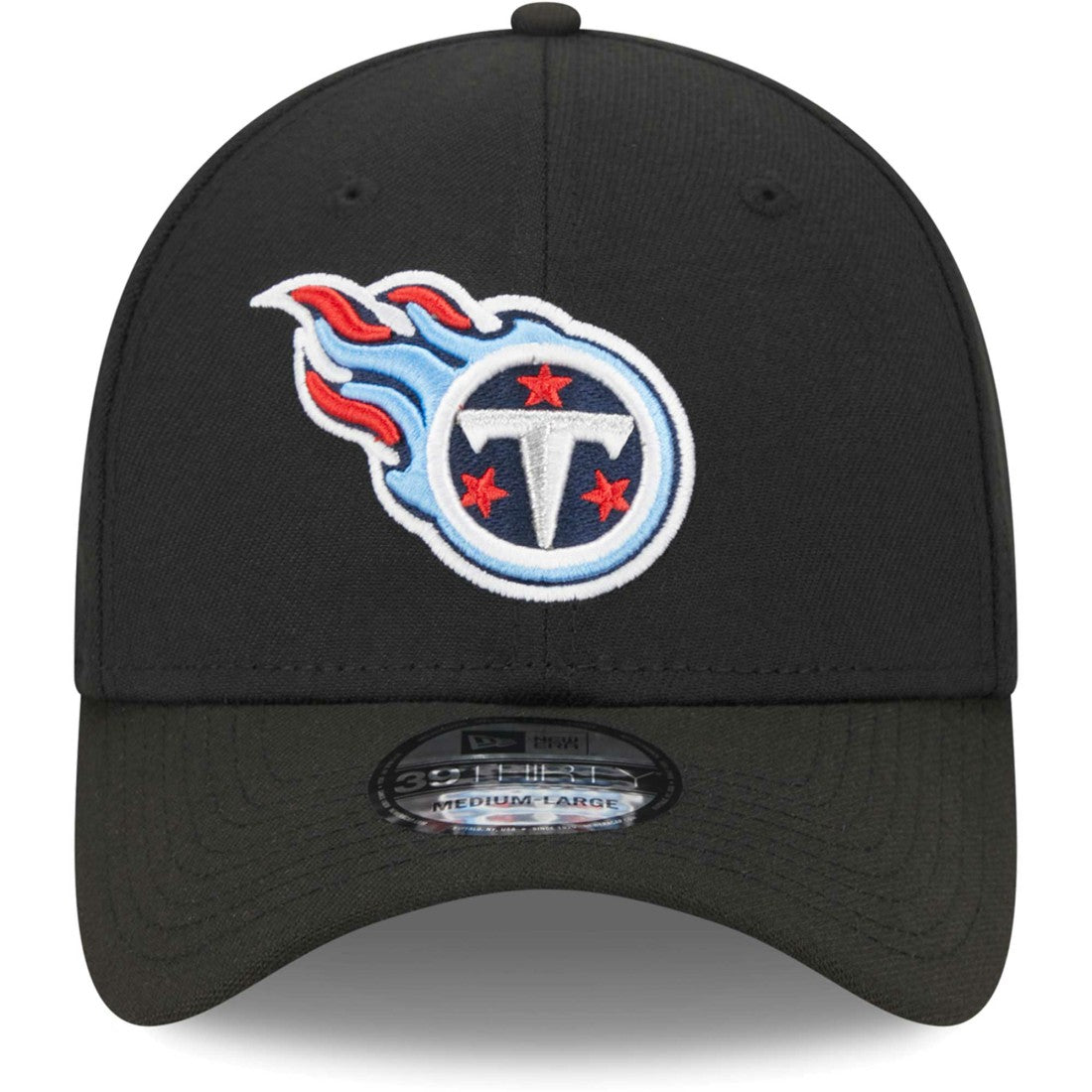 Tennessee Titans New Era Main 39THIRTY Flex Hat Black