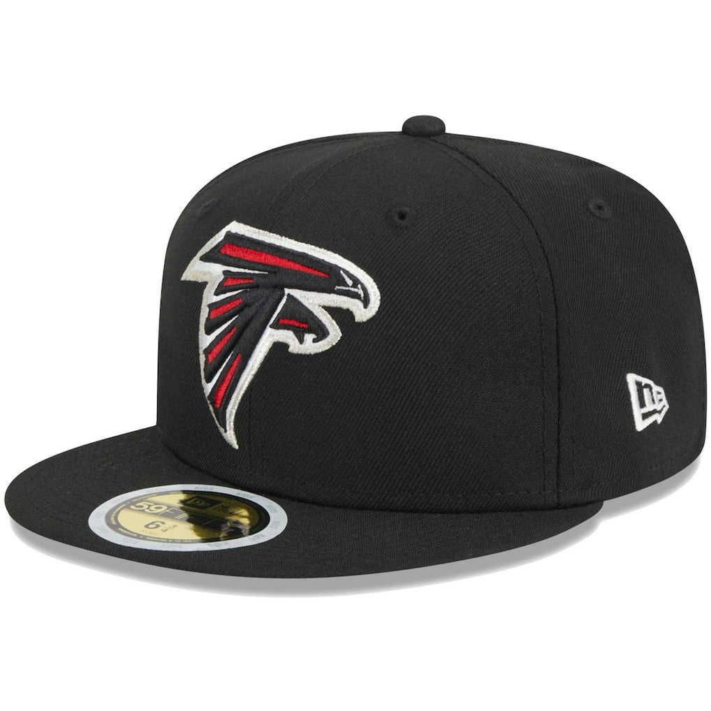Atlanta Falcons New Era Youth Main 59FIFTY Fitted Hat Black