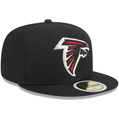 Atlanta Falcons New Era Youth Main 59FIFTY Fitted Hat Black