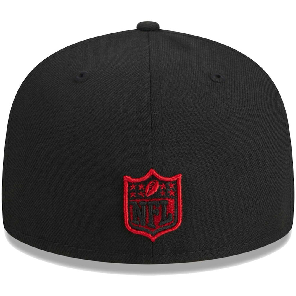 Atlanta Falcons New Era Youth Main 59FIFTY Fitted Hat Black
