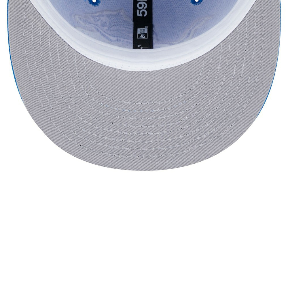 Detroit Lions New Era Main 59FIFTY Fitted Hat Blue