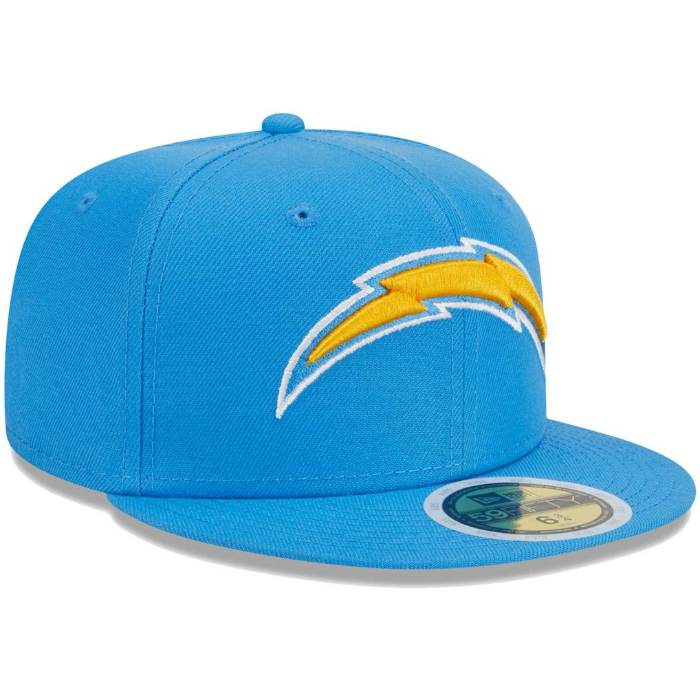 Los Angeles Chargers New Era Youth Main 59FIFTY Fitted Hat Powder Blue