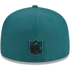 Philadelphia Eagles New Era Youth Main 59FIFTY Fitted Hat Midnight Green
