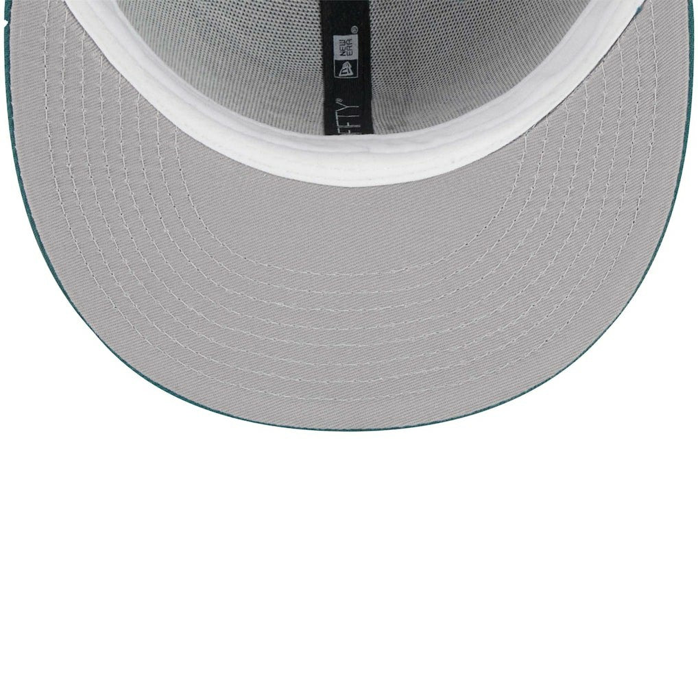 Philadelphia Eagles New Era Youth Main 59FIFTY Fitted Hat Midnight Green