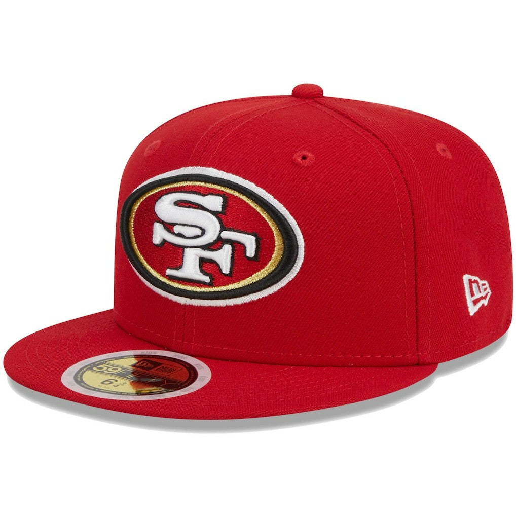 San Francisco 49ers New Era Youth Main 59FIFTY Fitted Hat Scarlet