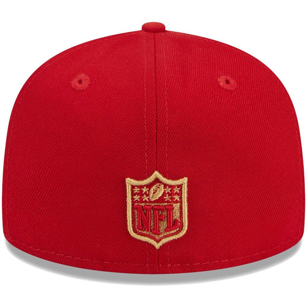 San Francisco 49ers New Era Youth Main 59FIFTY Fitted Hat Scarlet