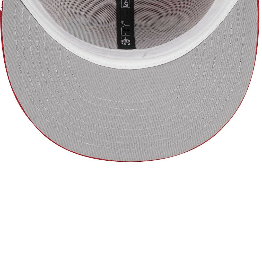 San Francisco 49ers New Era Youth Main 59FIFTY Fitted Hat Scarlet
