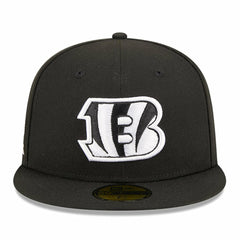 Cincinnati Bengals New Era Main Patch 59FIFTY Fitted Hat Black