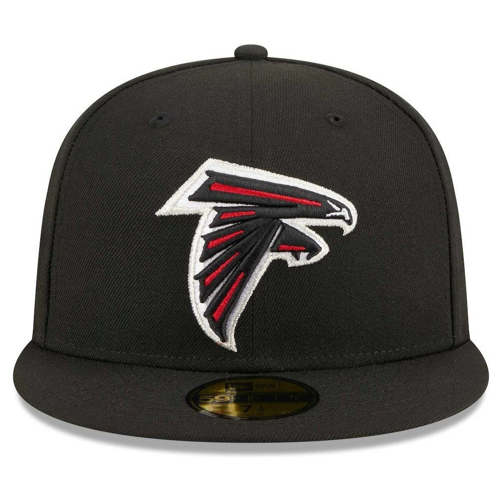 Atlanta Falcons New Era Main Patch 59FIFTY Fitted Hat Black