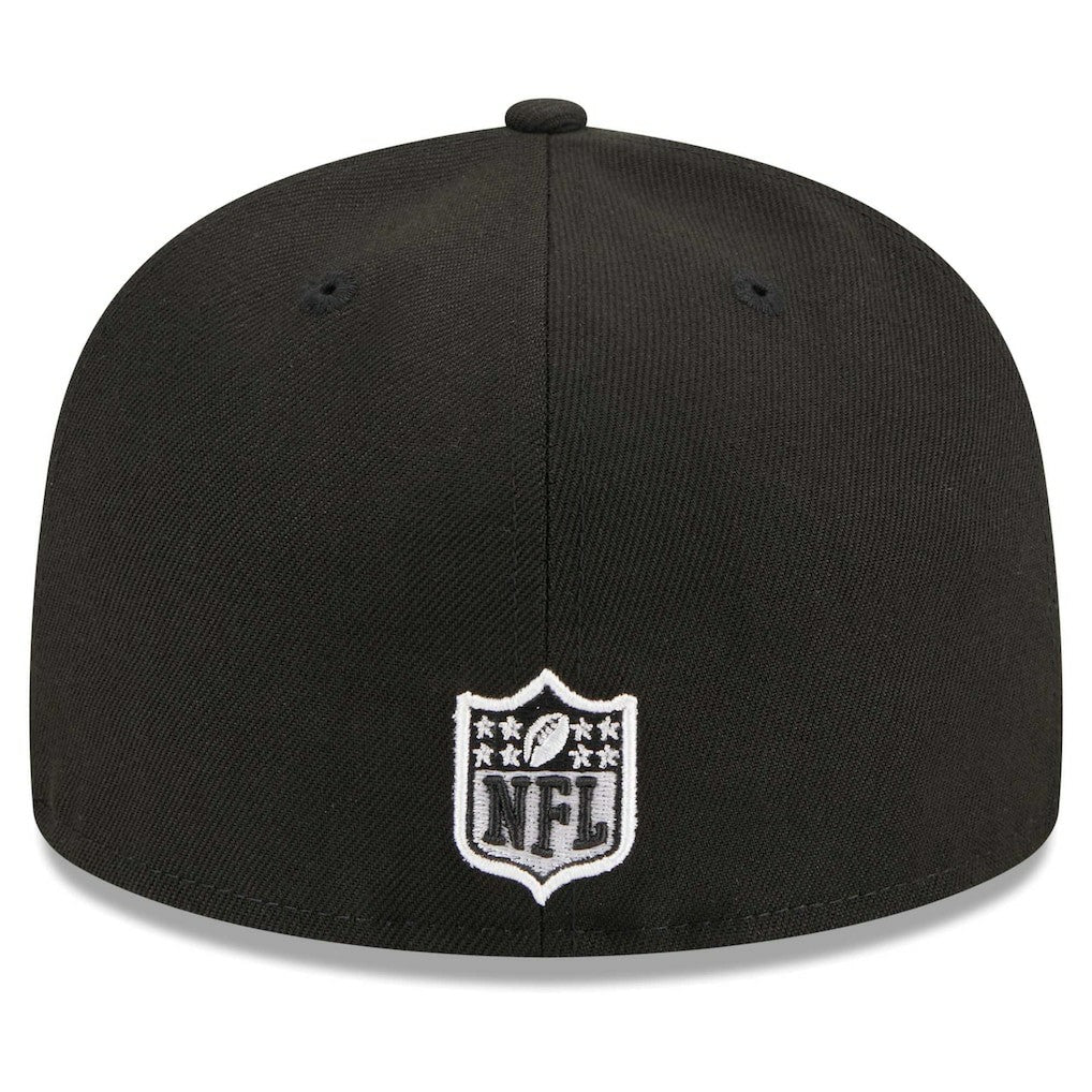 New Orleans Saints New Era Main Patch 59FIFTY Fitted Hat Black