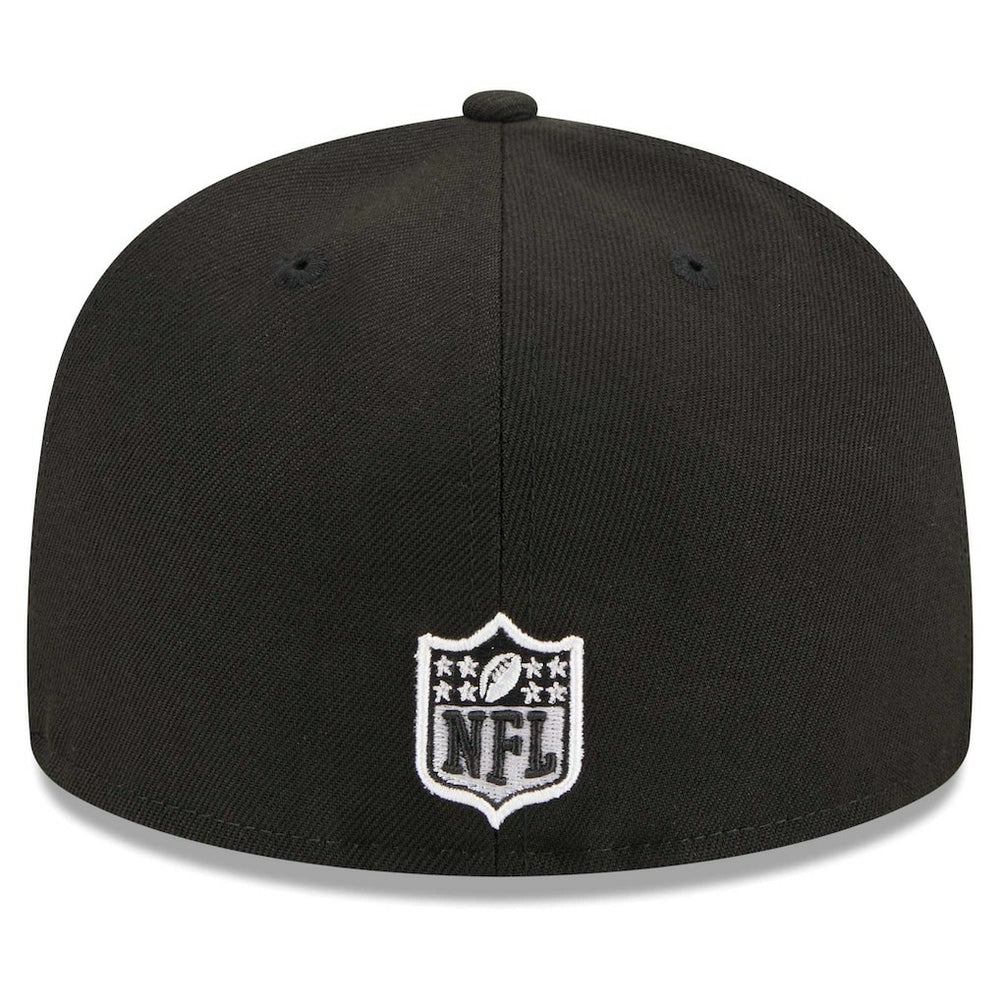 New Orleans Saints New Era Main Patch 59FIFTY Fitted Hat Black