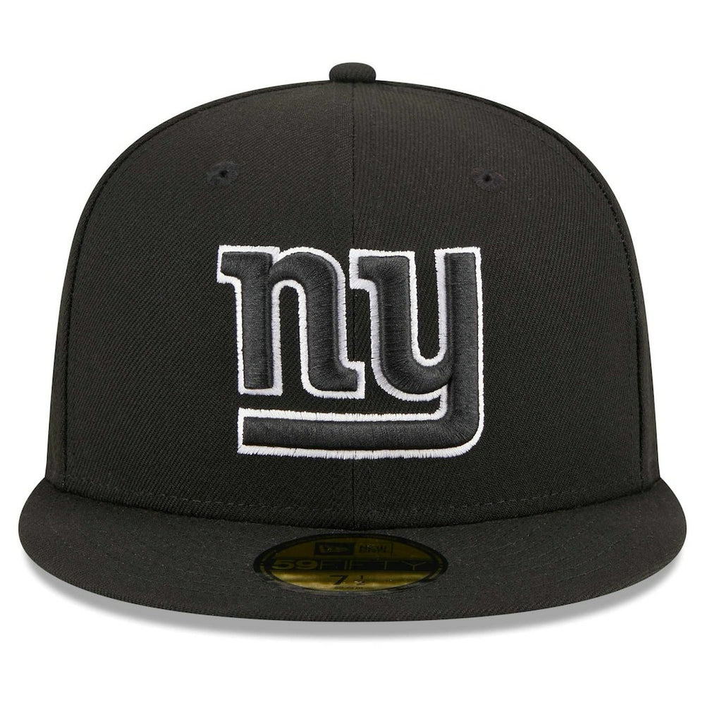 New York Giants New Era Main Patch 59FIFTY Fitted Hat Black