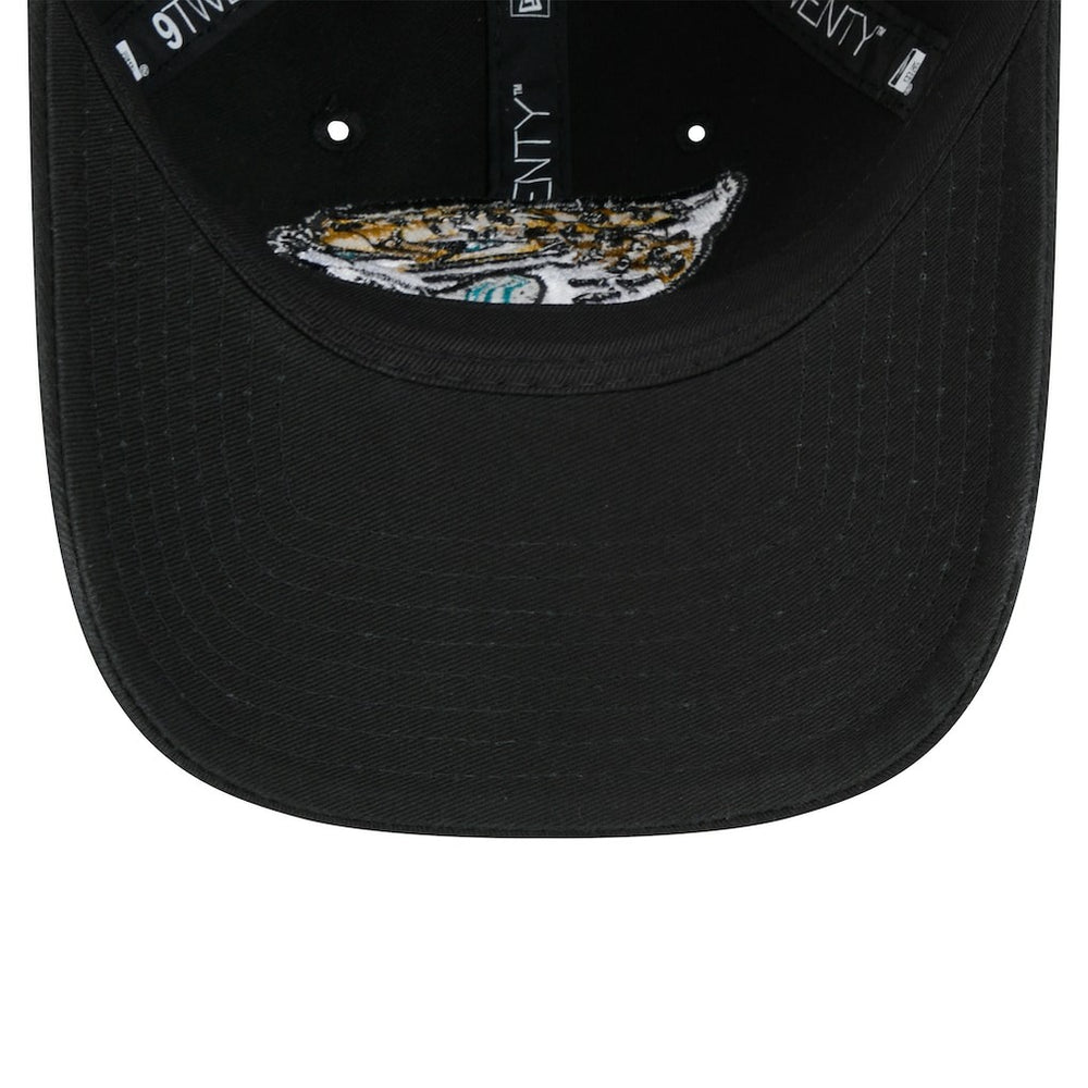 Jacksonville Jaguars New Era Women's Main Core Classic 2.0 9TWENTY Adjustable Hat Black