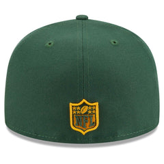 Green Bay Packers New Era Main Patch 59FIFTY Fitted Hat Green