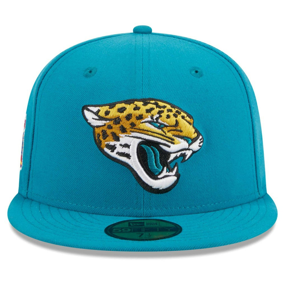 Jacksonville Jaguars New Era Main Patch 59FIFTY Fitted Hat Teal