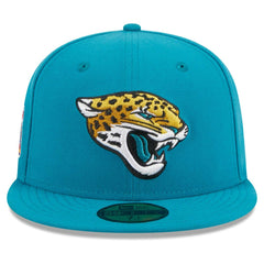 Jacksonville Jaguars New Era Main Patch 59FIFTY Fitted Hat Teal