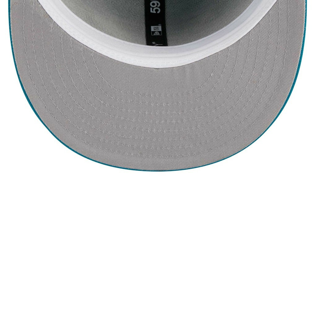 Jacksonville Jaguars New Era Main Patch 59FIFTY Fitted Hat Teal