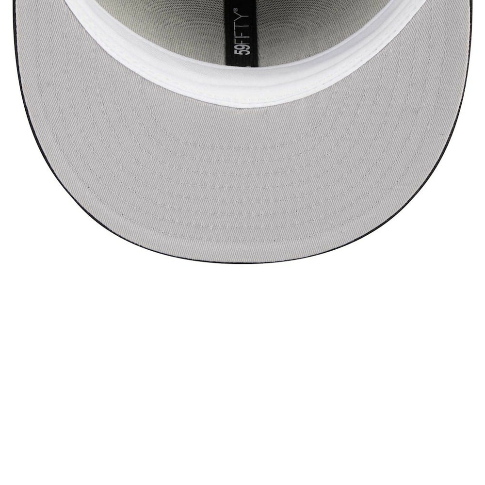 Las Vegas Raiders New Era Main Patch 59FIFTY Fitted Hat Black