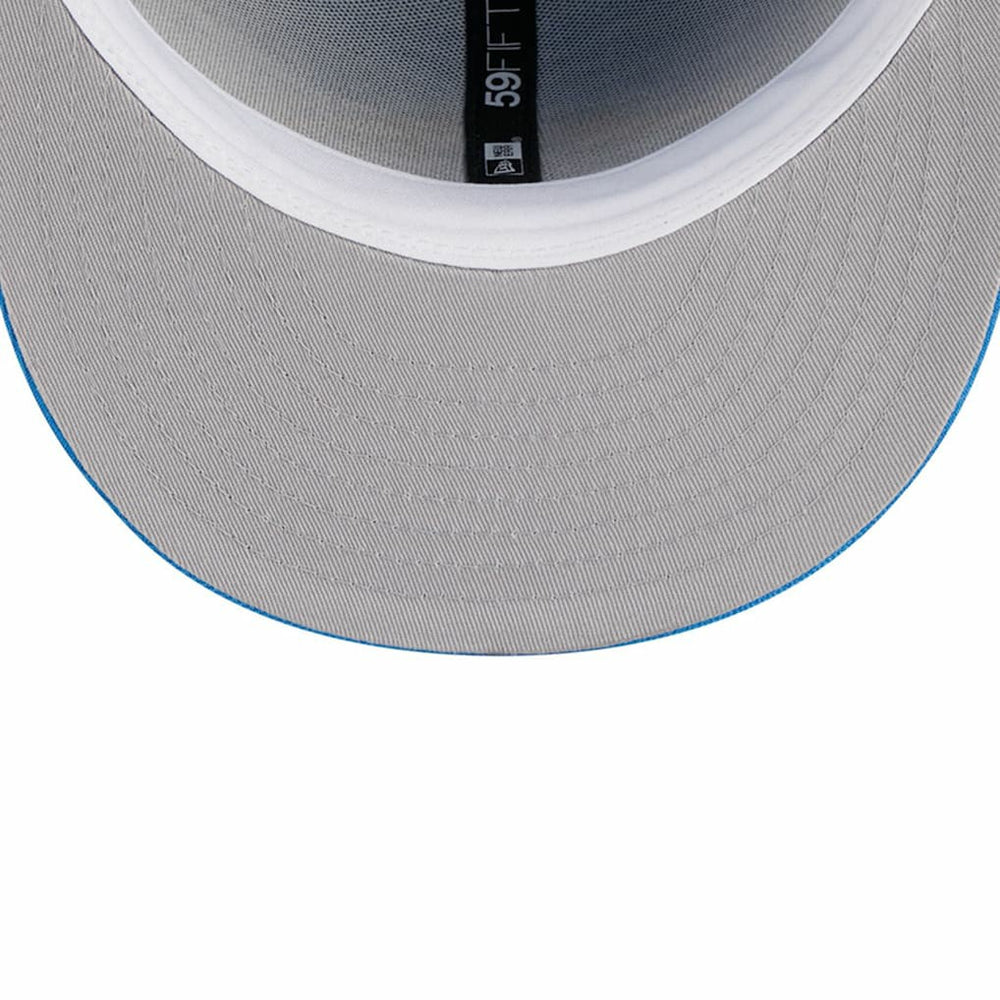 Los Angeles Chargers New Era Main Patch 59FIFTY Fitted Hat Powder Blue