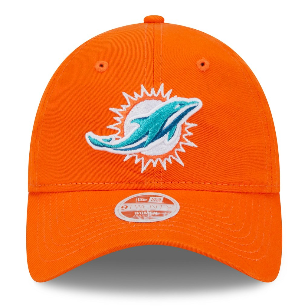 Miami Dolphins New Era Women's Main Core Classic 2.0 9TWENTY Adjustable Hat Orange