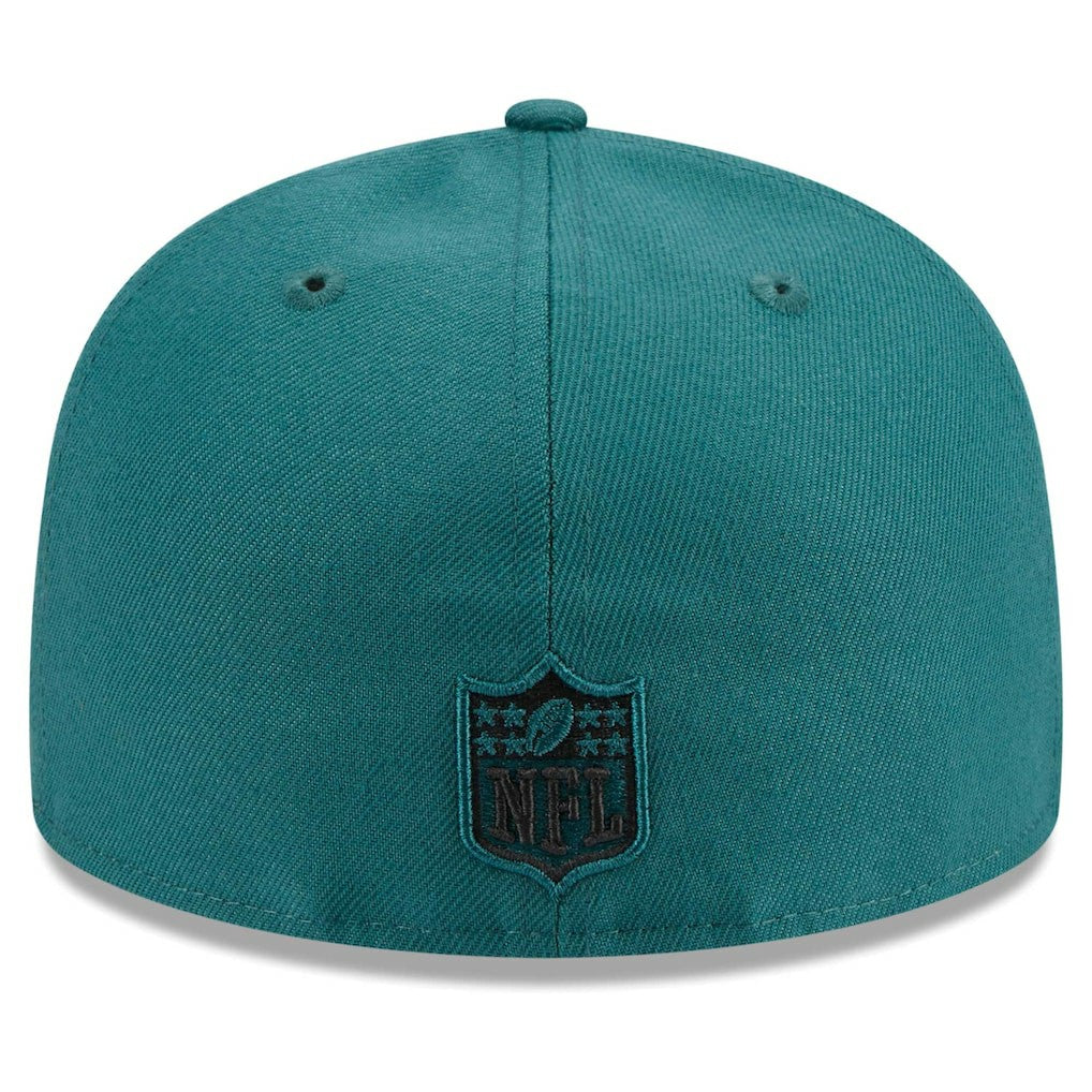 Philadelphia Eagles New Era Main Patch 59FIFTY Fitted Hat Midnight Green