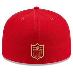 San Francisco 49ers New Era Main Patch 59FIFTY Fitted Hat Scarlet