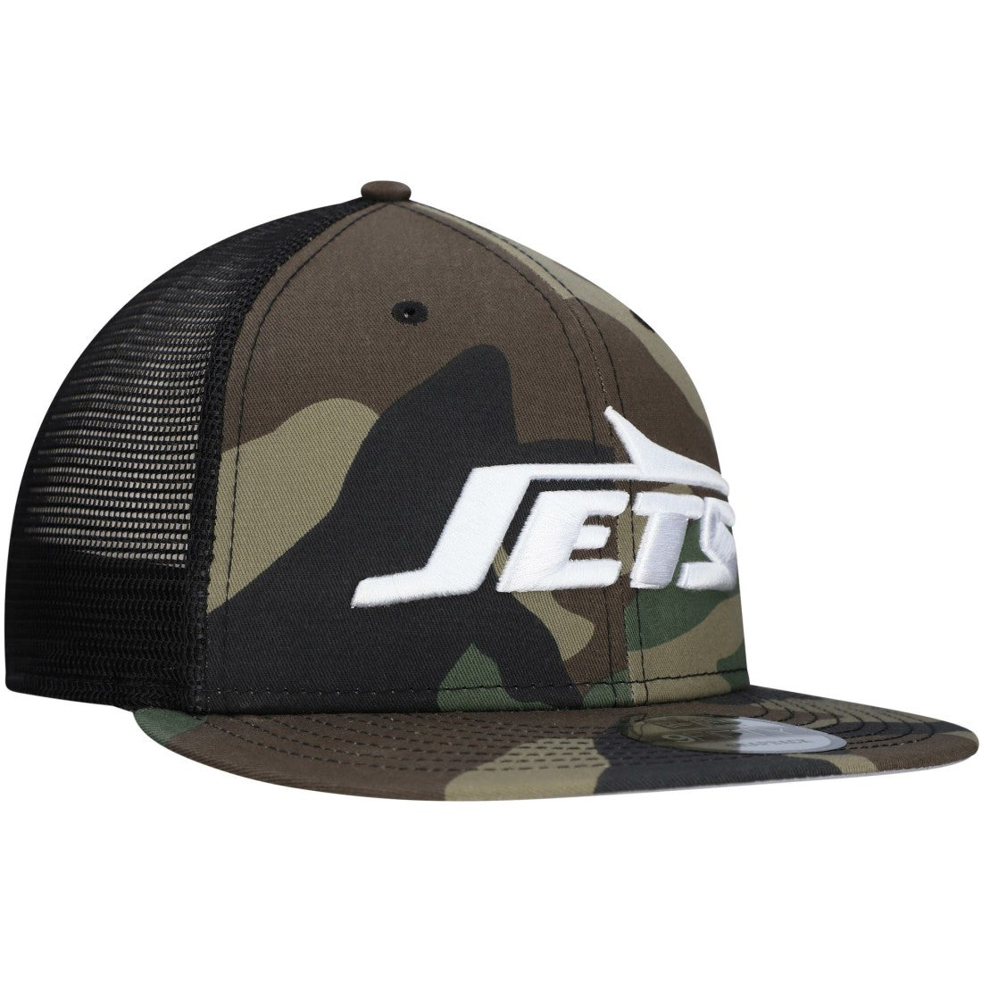 New York Jets New Era Youth Main Trucker 9FIFTY Snapback Hat Camo